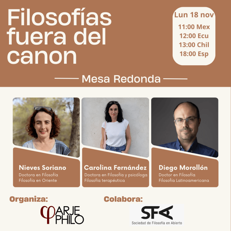 Mesa Redonda: Filosofías fuera del&nbsp;canon