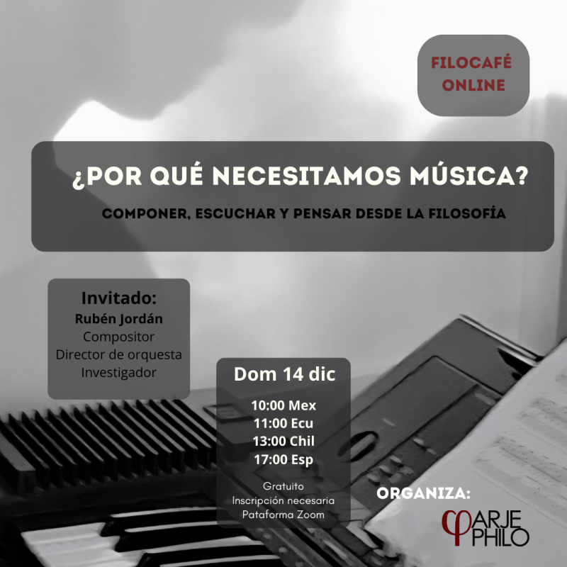 Filocafé: ¿Por qué necesitamos&nbsp;música?