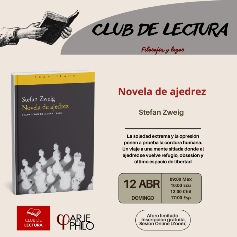 Club de Lectura: <<Novela de ajedrez>> Stefan&nbsp;Zweig